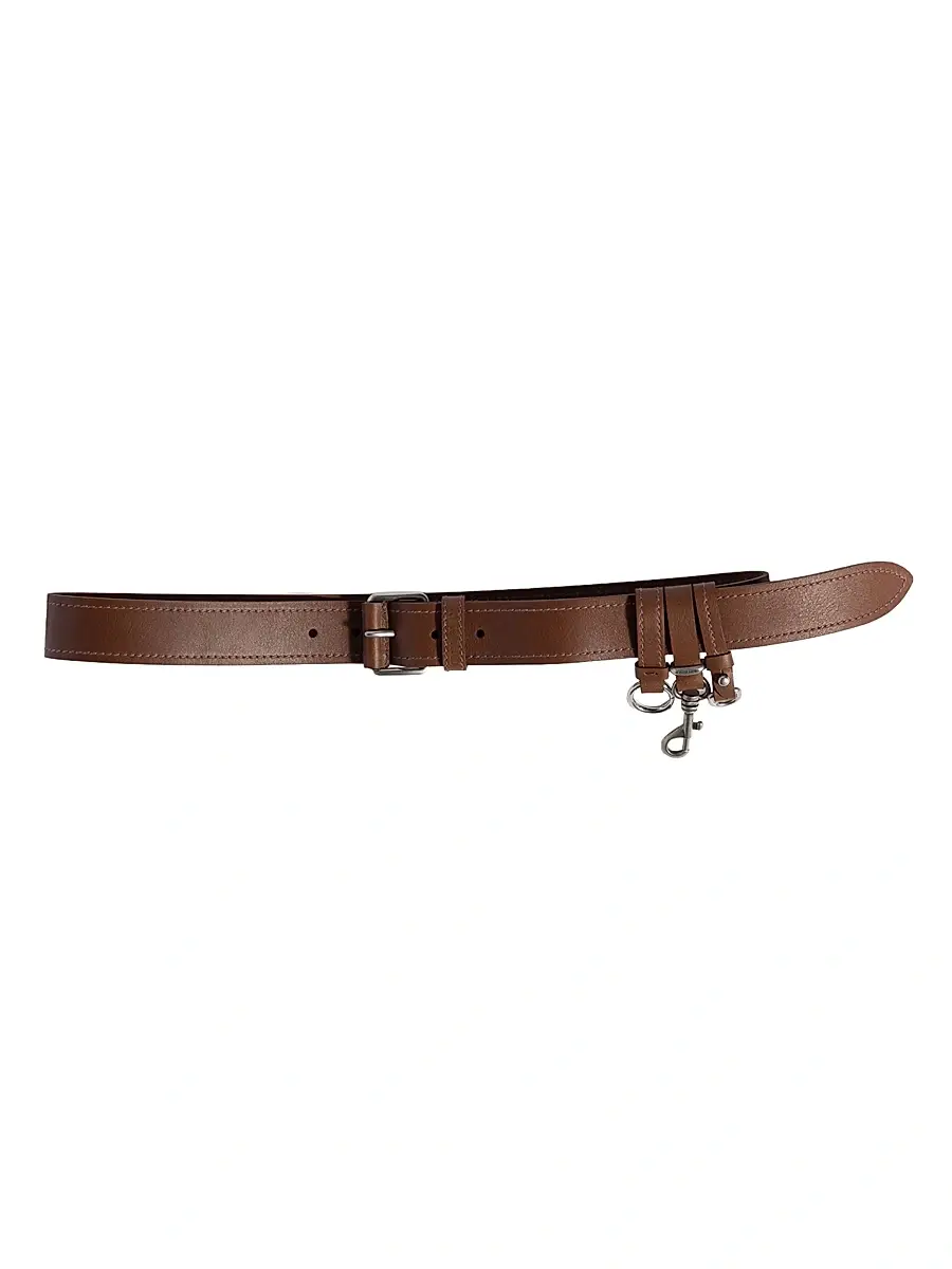 Miu Miu Women's Leather Belt - Black | Thumbnail 3