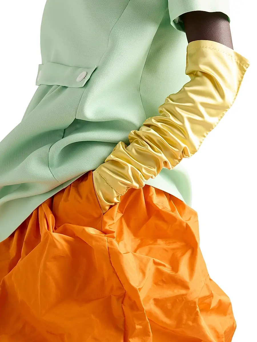 Prada Women's Technical Taffeta Skirt - Grey | Thumbnail 11