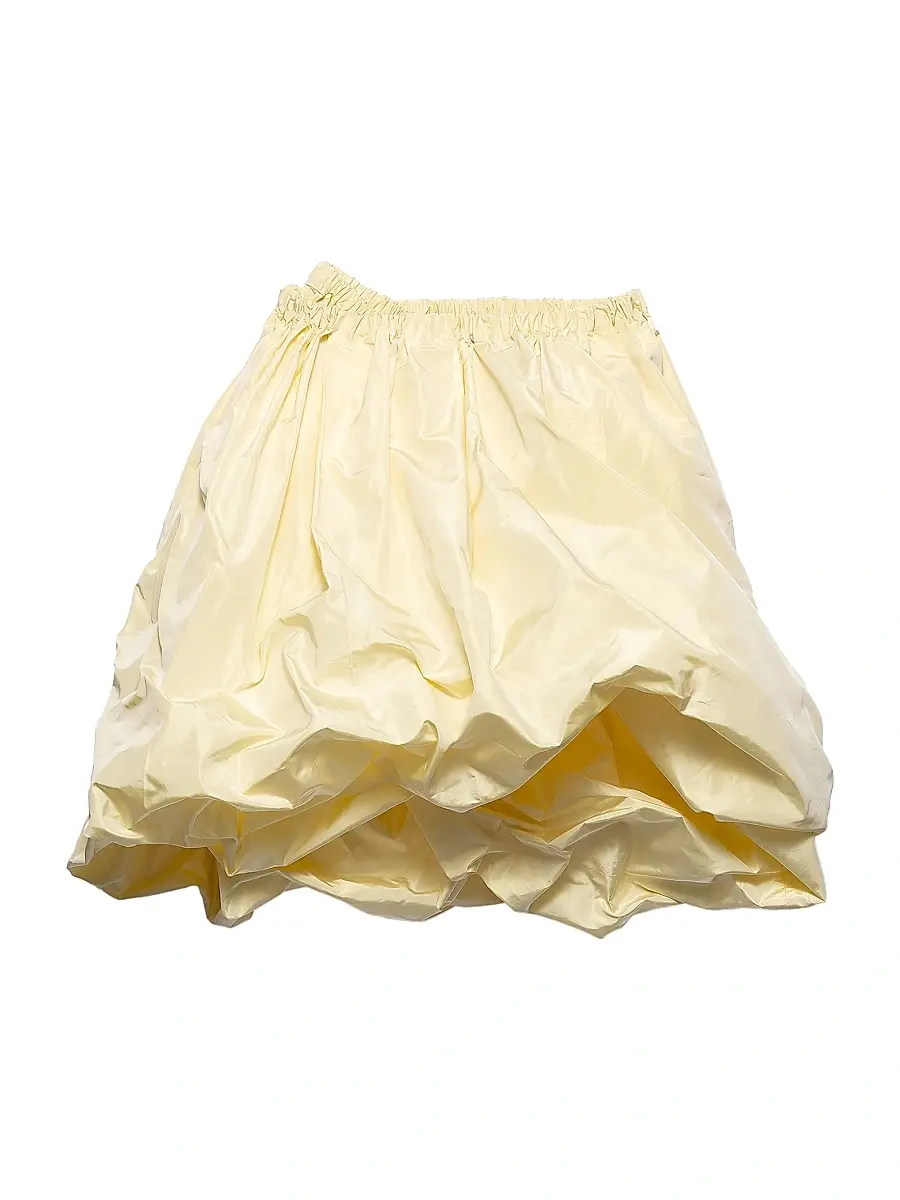 Prada Women's Technical Taffeta Skirt - Grey | Thumbnail 19