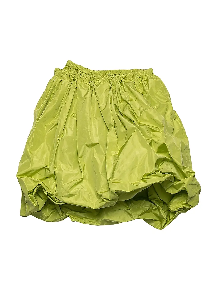 Prada Women's Technical Taffeta Skirt - Grey | Thumbnail 24