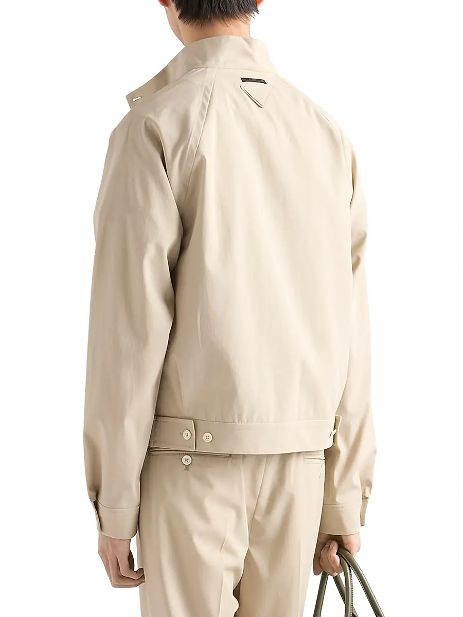 Prada Men's Cotton Jacket - Beige Khaki | Thumbnail 3
