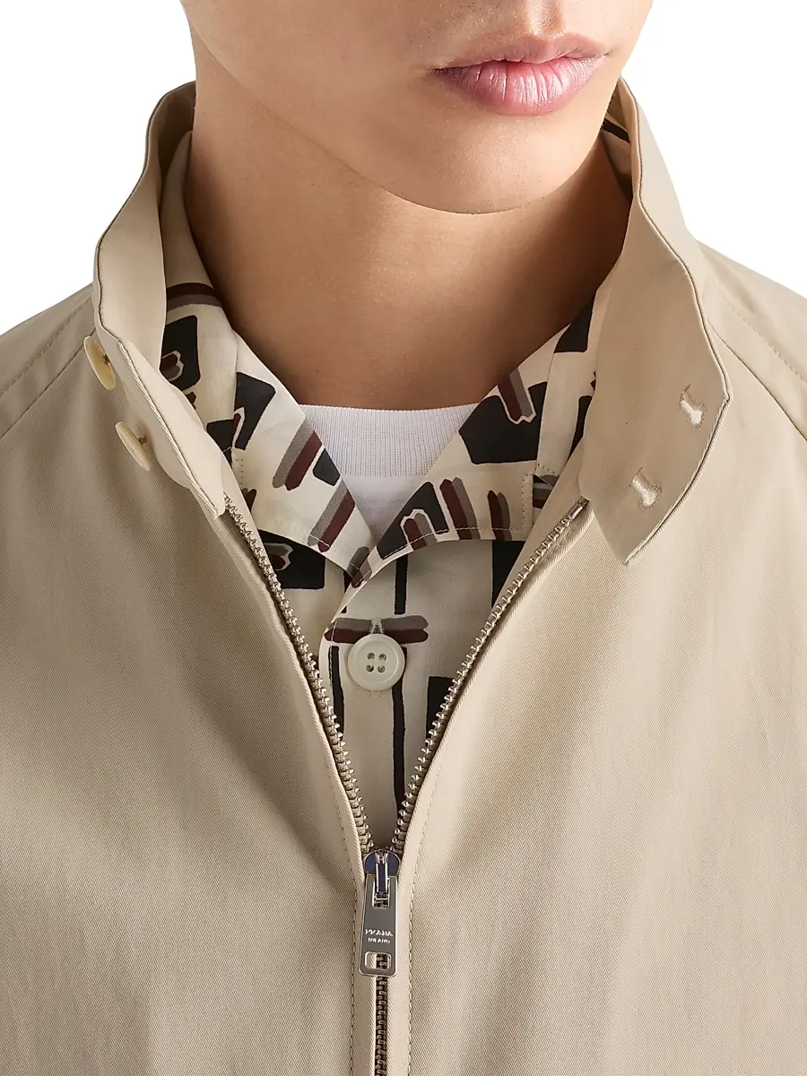 Prada Men's Cotton Jacket - Beige Khaki | Thumbnail 5