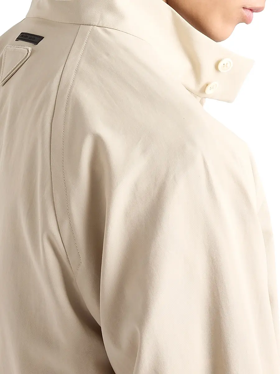 Prada Men's Cotton Jacket - Beige Khaki | Thumbnail 6