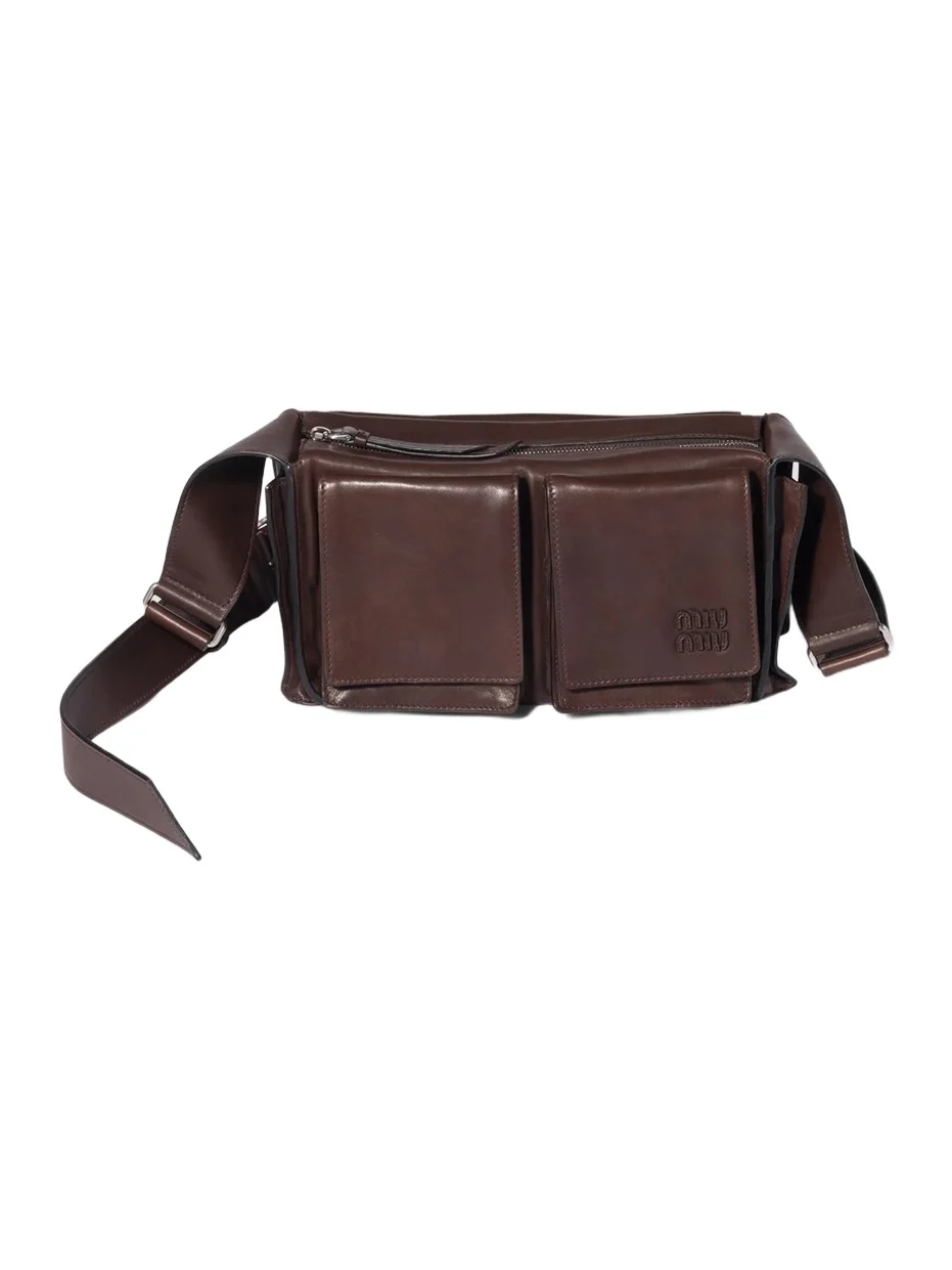 Women's Utilitaire Nappa Leather Shoulder Bag Women's Utilitaire Nappa Leather Shoulder Bag