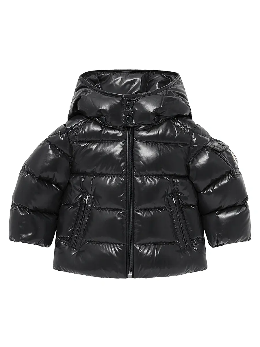 Moncler Baby Boy's & Little Boy's Maya Baby Puffer Jacket - Black | Image 1 Moncler Baby Boy's & Little Boy's Maya Baby Puffer Jacket - Black | Image 1