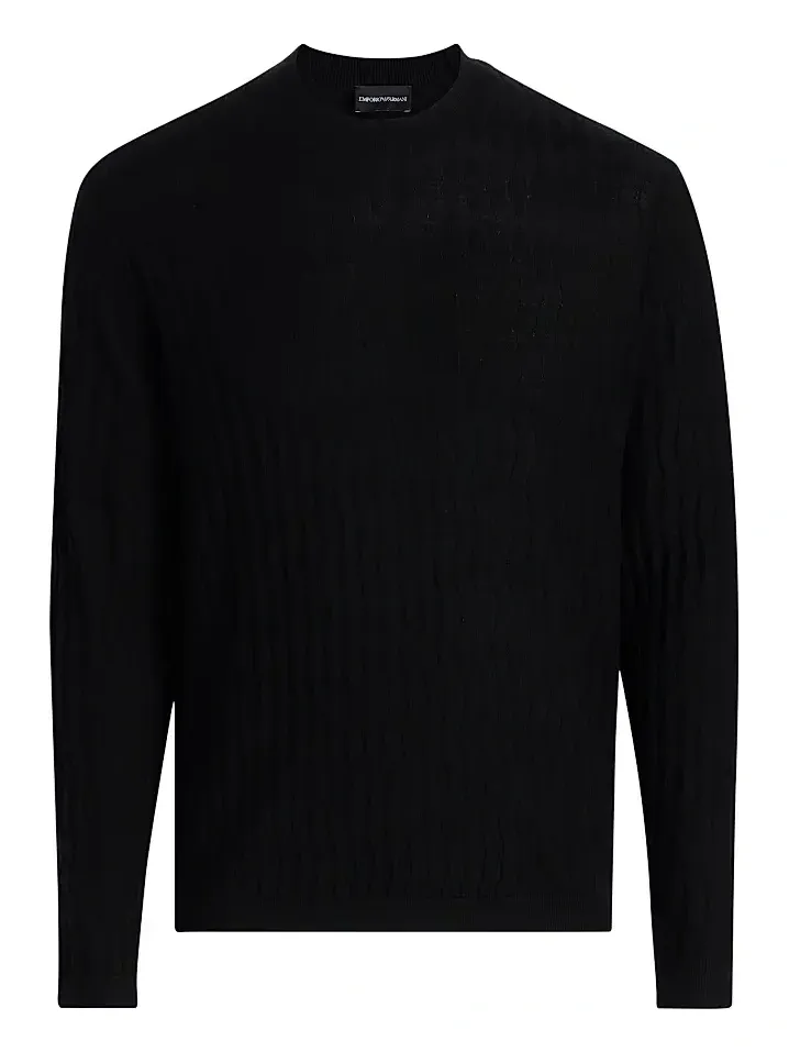 Men's Diamond Virgin Wool Sweater