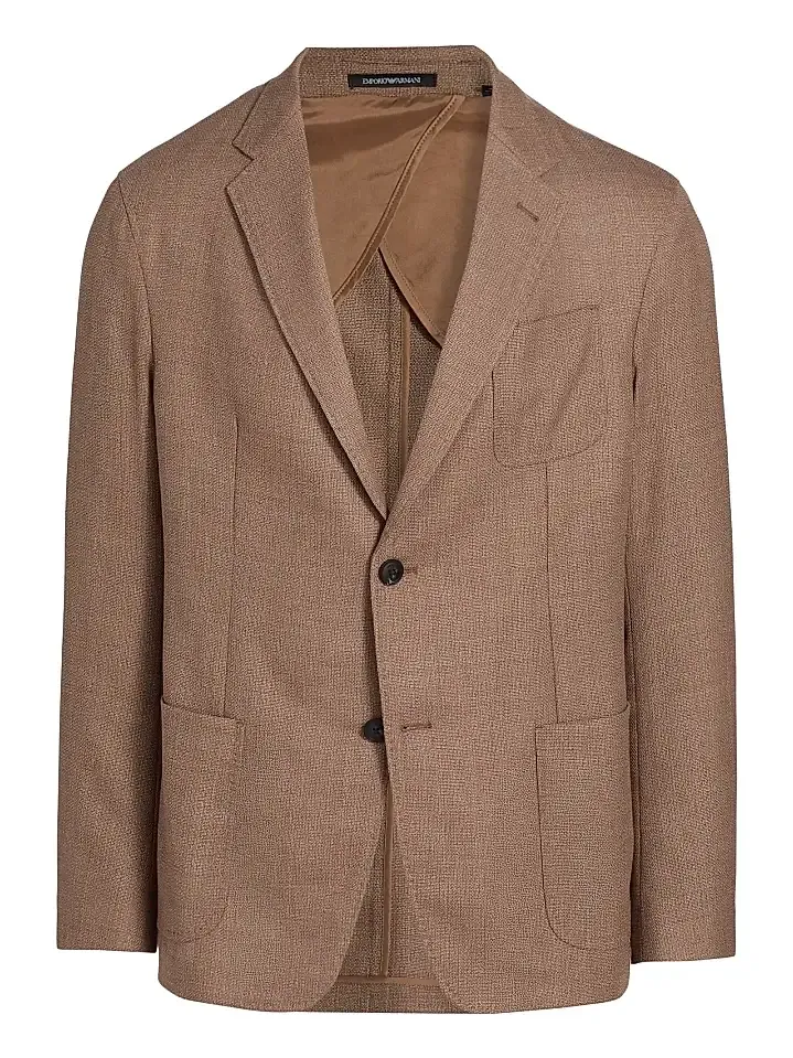 Men's Textured Wool Jacket Men's Textured Wool Jacket
