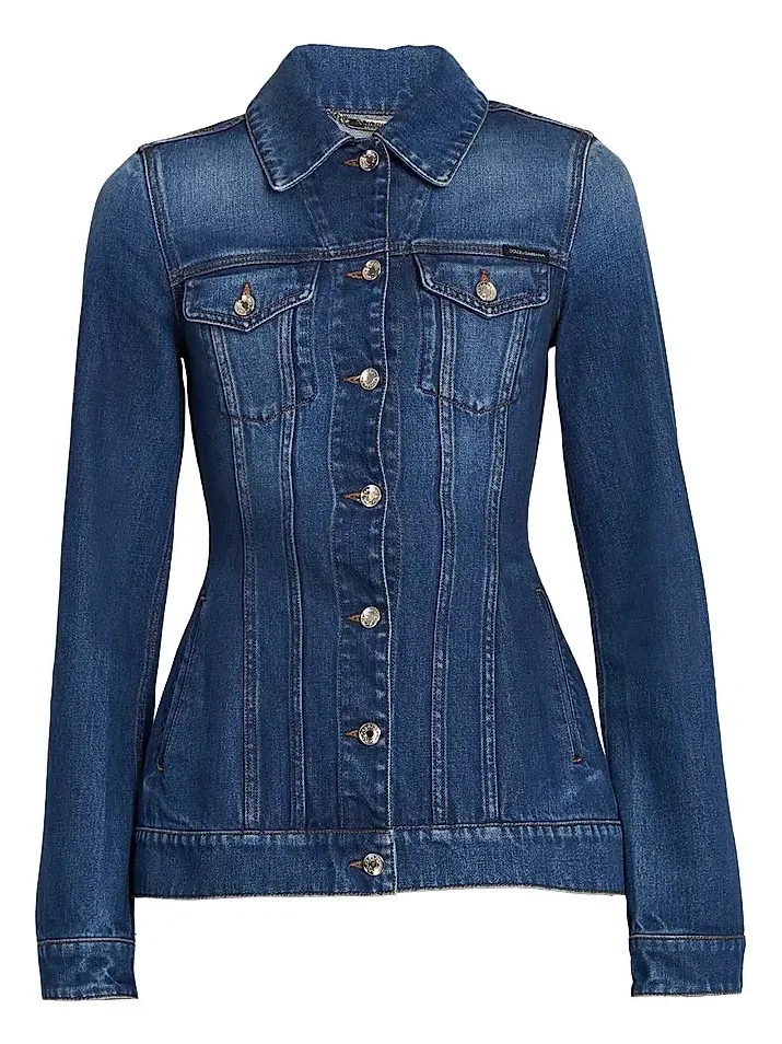 Dolce & Gabbana Women's Blouson Denim Shirt