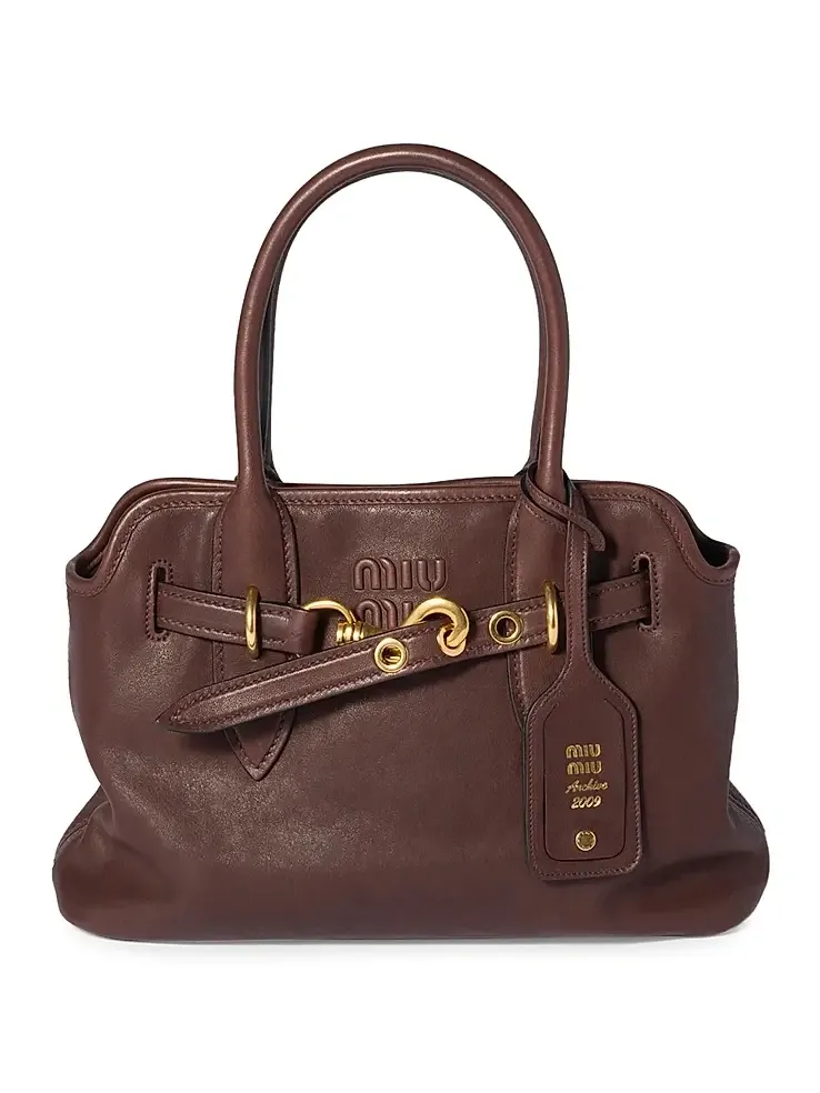 Women's Aventure Nappa Leather Top Handle Bag Women's Aventure Nappa Leather Top Handle Bag