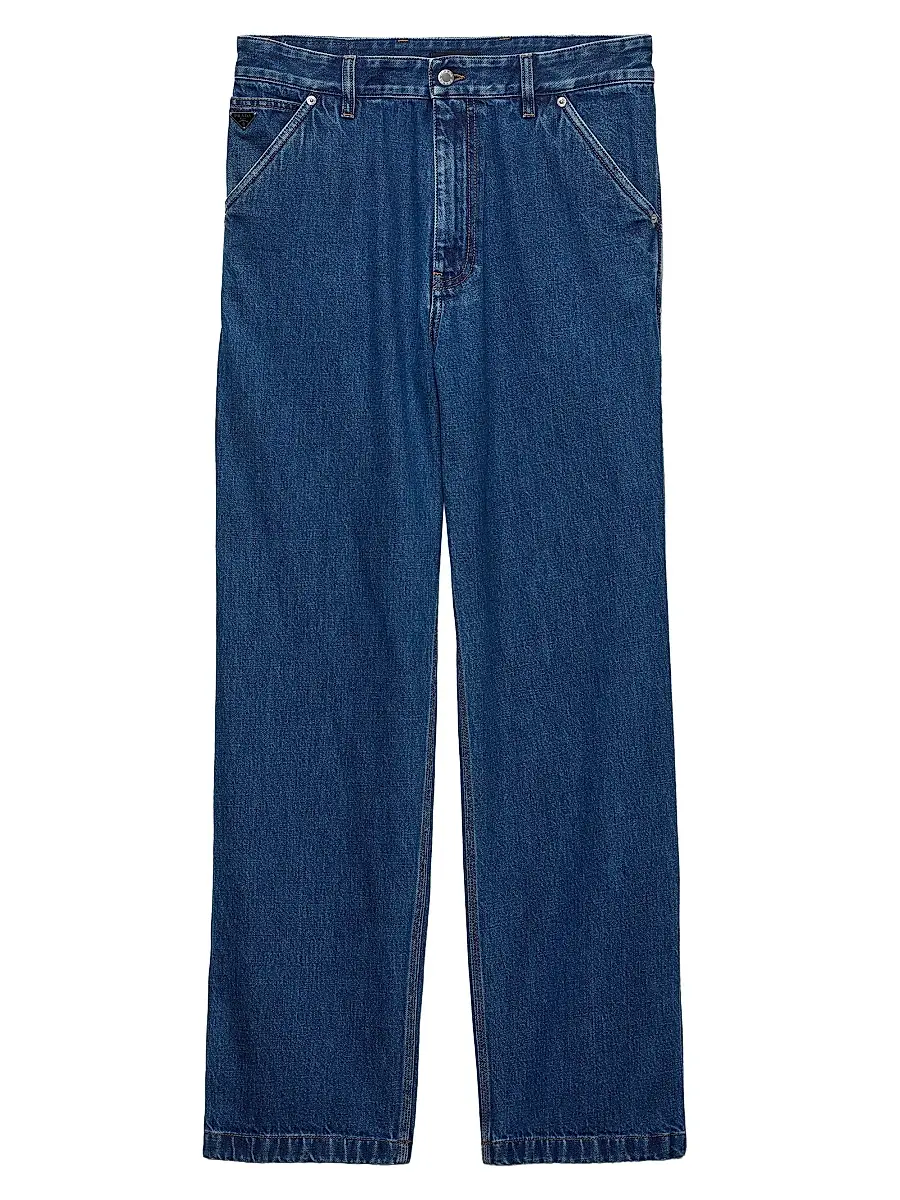 Men's Light Denim Pants - Blue Men's Light Denim Pants - Blue