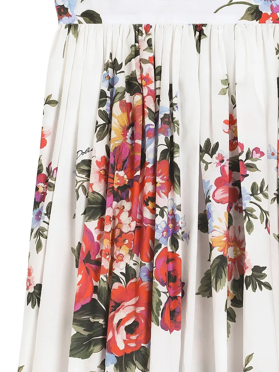 Dolce & Gabbana Girl's Little Girl's & Girl's Floral Cotton Skirt | Thumbnail 3