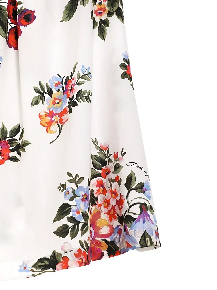Dolce & Gabbana Girl's Little Girl's & Girl's Floral Cotton Skirt | Thumbnail 5