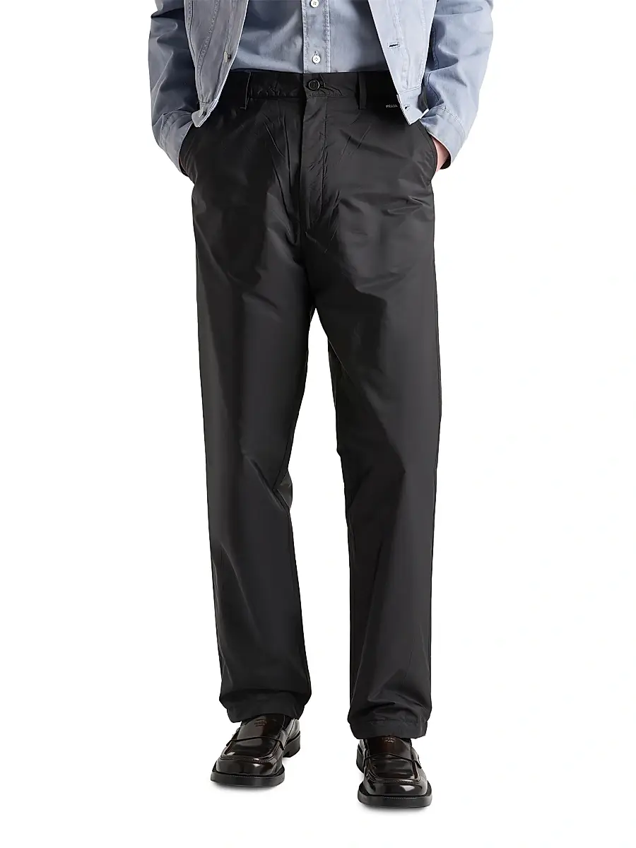 Prada Men's Re-Nylon Pants - Black | Thumbnail 2 Prada Men's Re-Nylon Pants - Black | Thumbnail 2