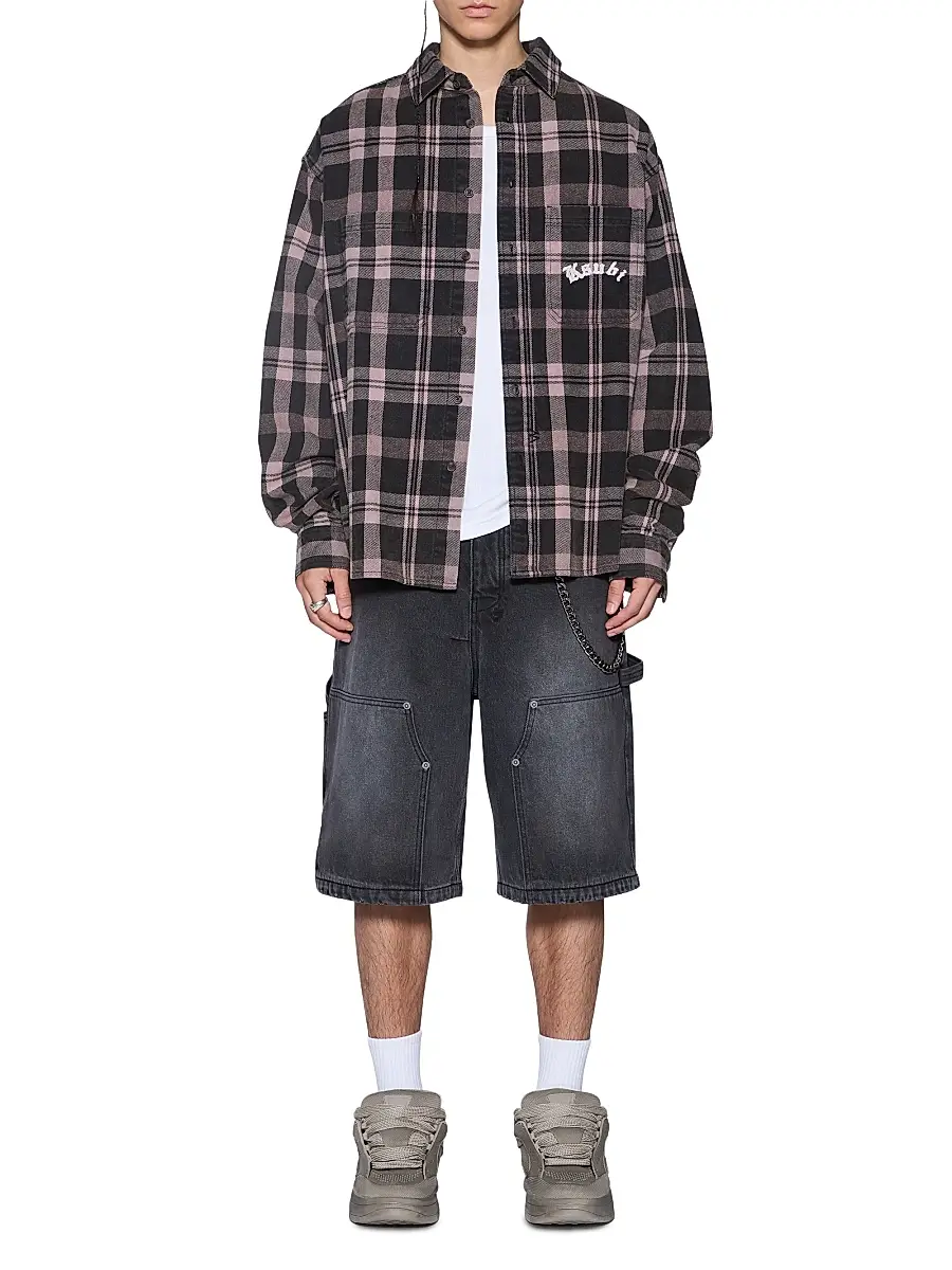Ksubi Men's Future Memory Maxx Operator Denim Shorts - Black | Thumbnail 2 Ksubi Men's Future Memory Maxx Operator Denim Shorts - Black | Thumbnail 2