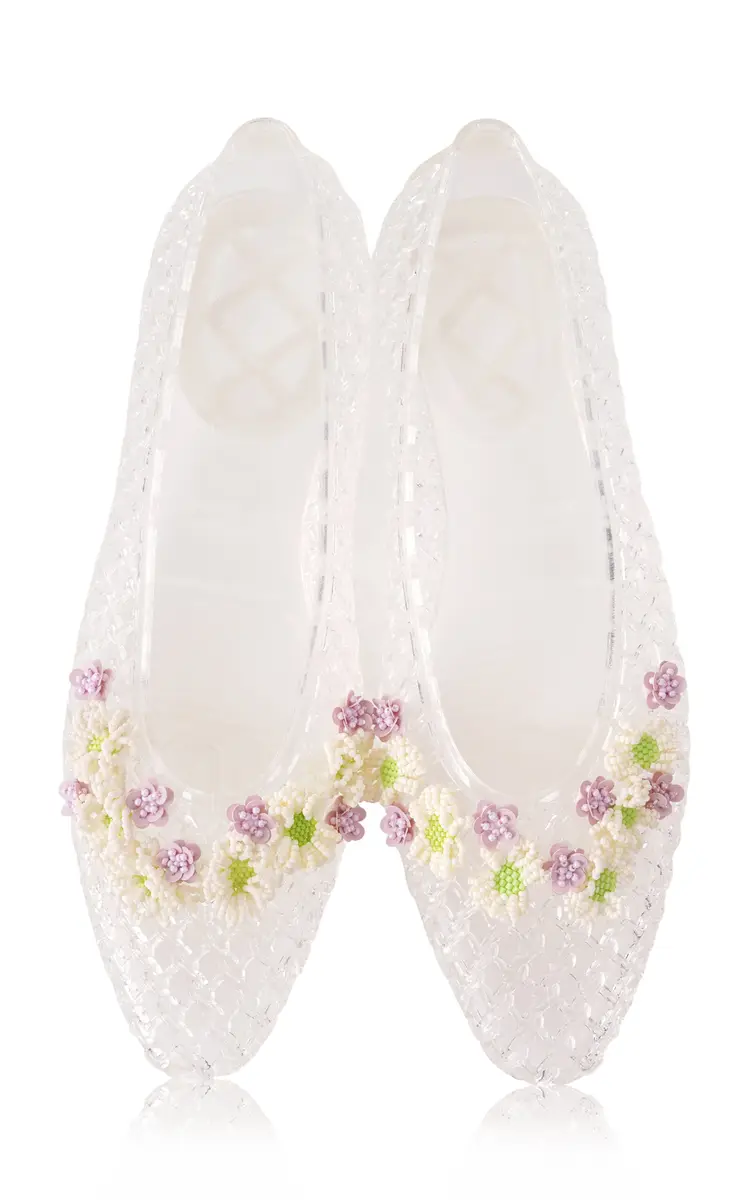 HEAVENLY JELLY Flora Embellished Jelly Shoes | Thumbnail 2 HEAVENLY JELLY Flora Embellished Jelly Shoes | Thumbnail 2