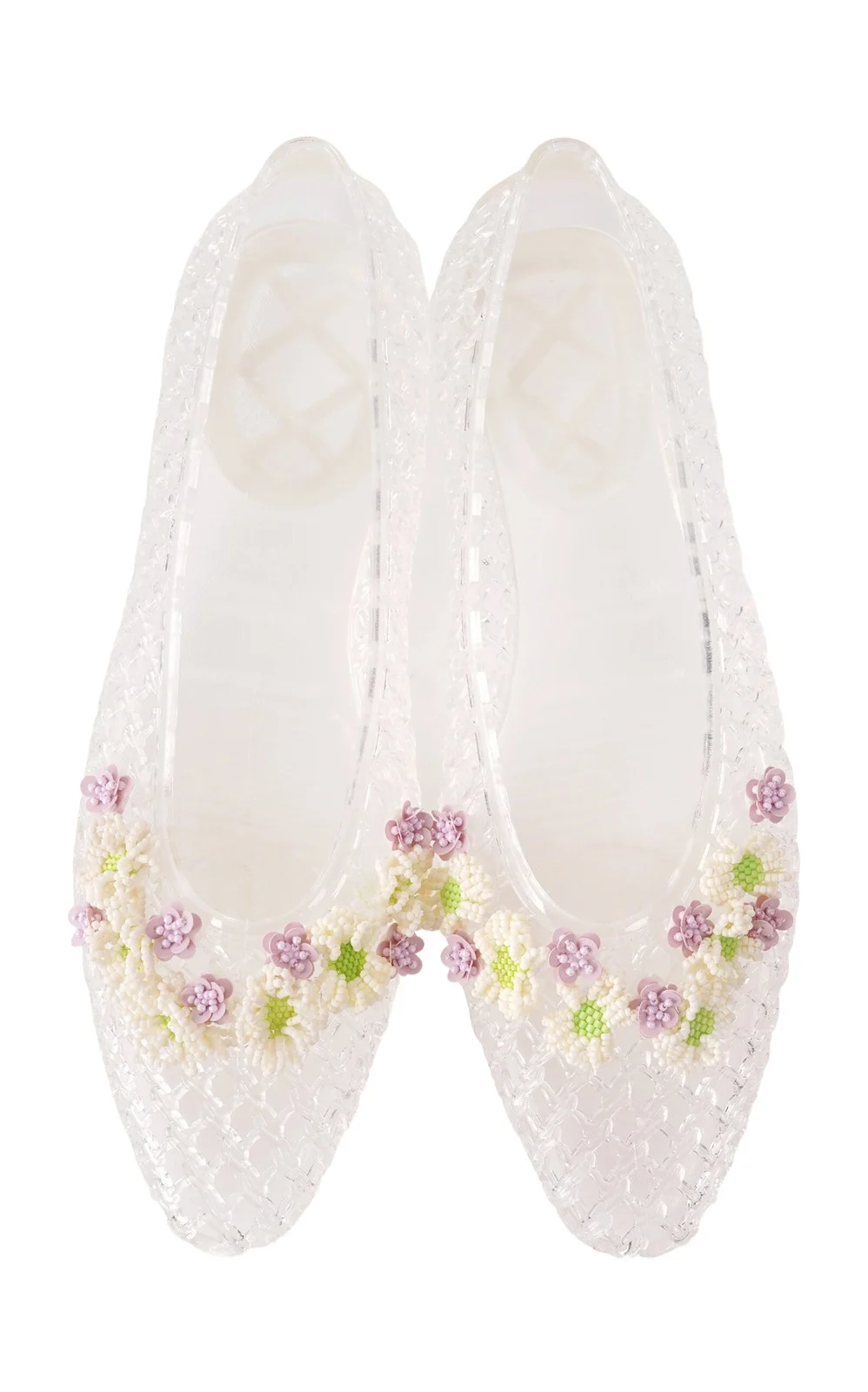 HEAVENLY JELLY Flora Embellished Jelly Shoes
