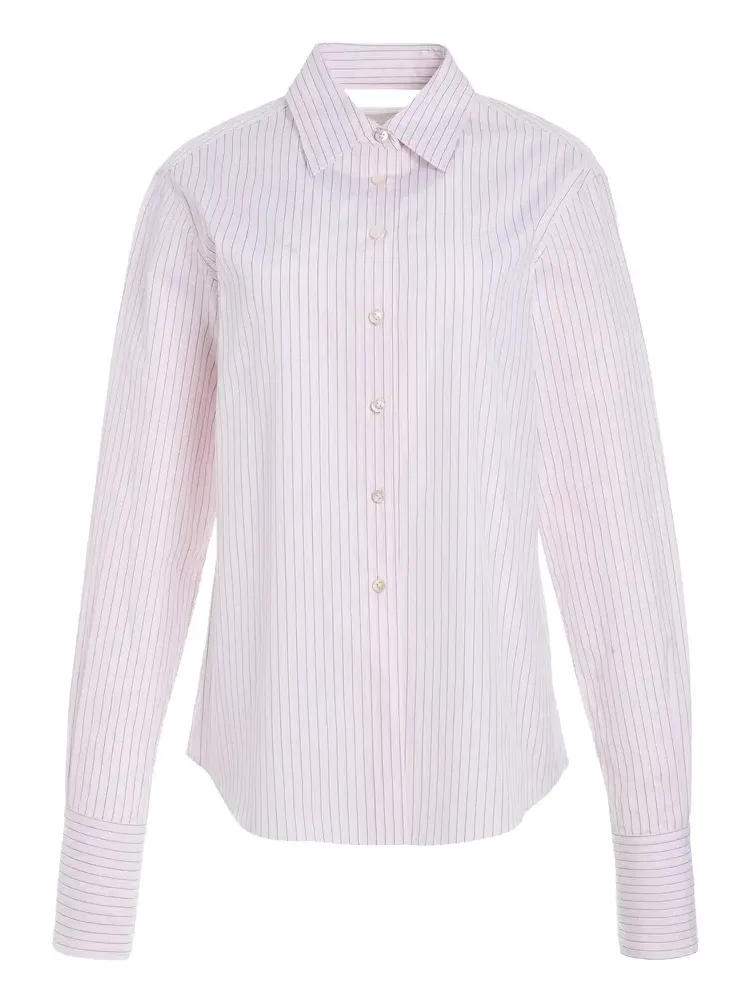 The Calder Striped Cotton Shirt The Calder Striped Cotton Shirt