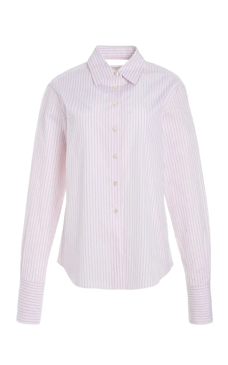 RÙADH The Calder Striped Cotton Shirt