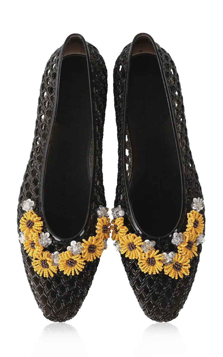 HEAVENLY JELLY Flora Embellished Jelly Shoes