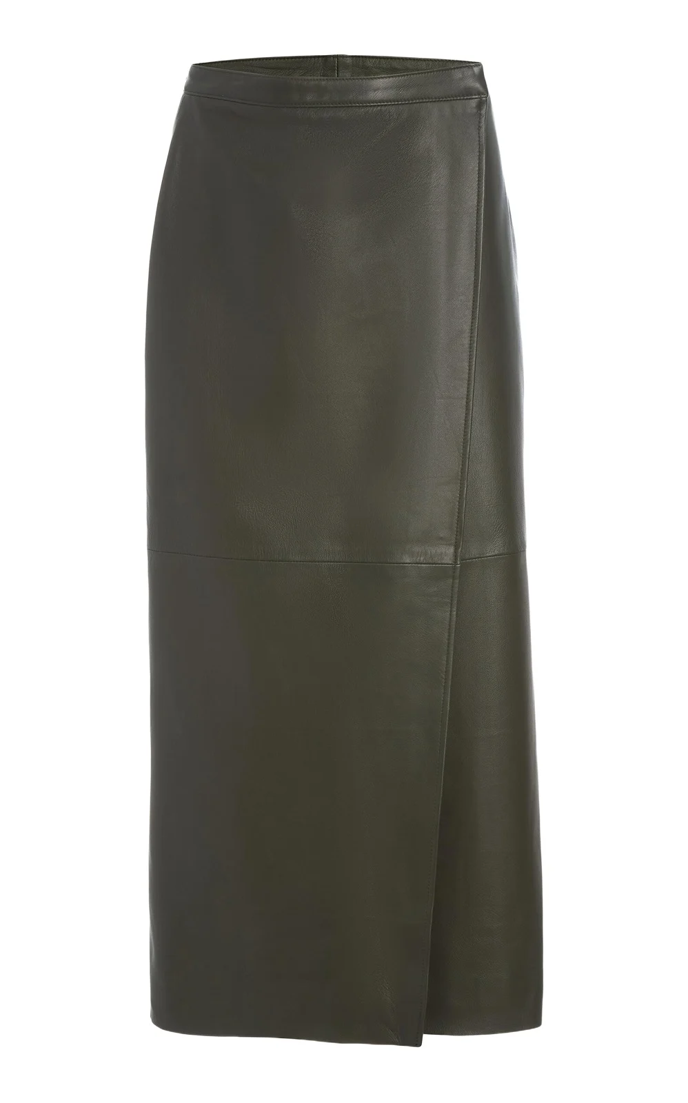 The Este Leather Maxi Skirt