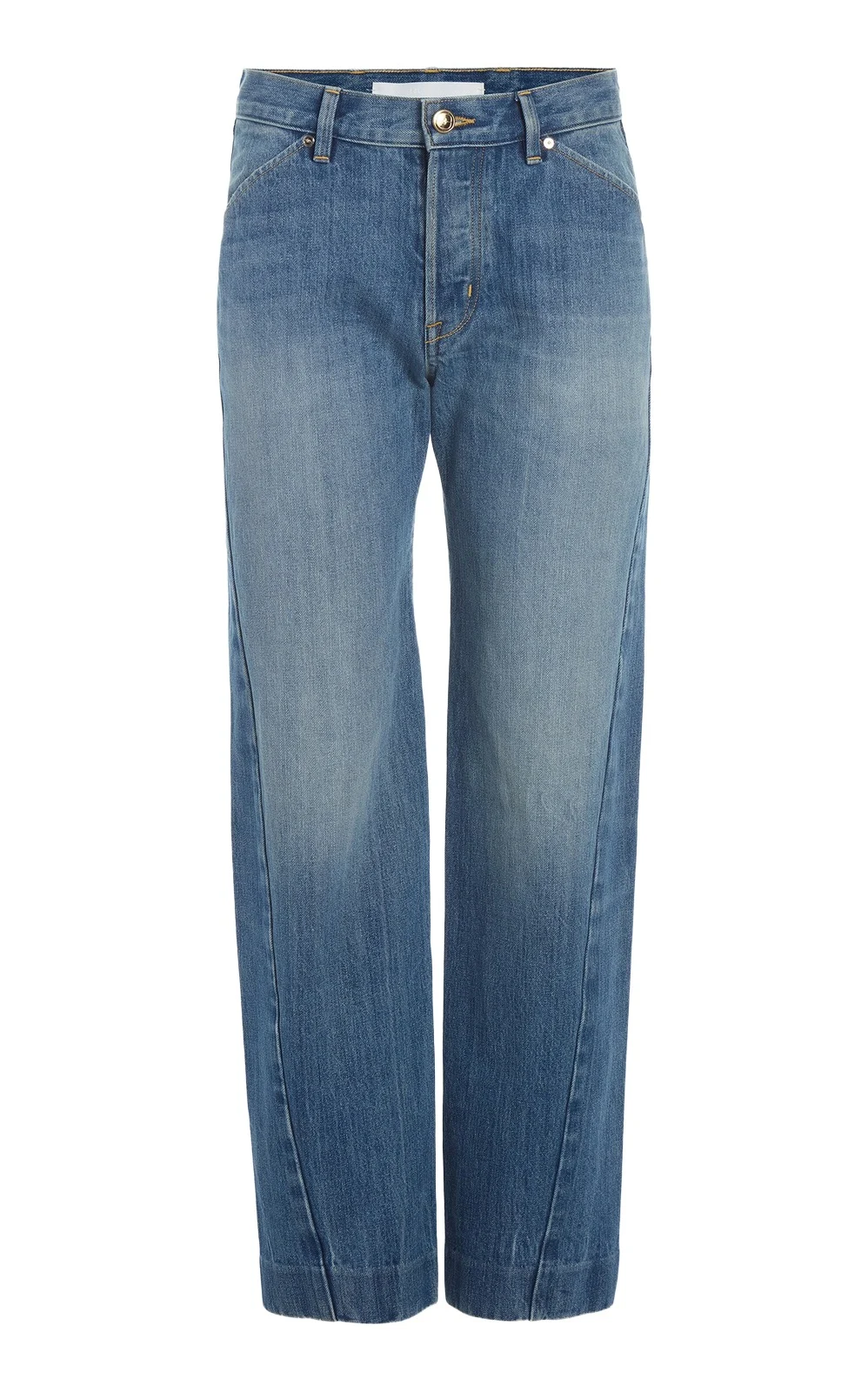 The Bijou Rigid Low-Rise Wide-Leg Jeans