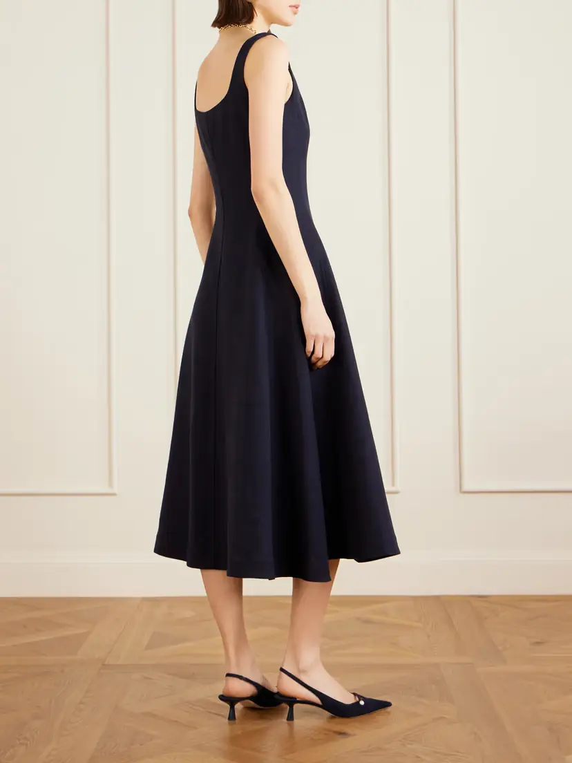 Altuzarra Orrie Paneled Cotton-blend Midi Dress | Thumbnail 3