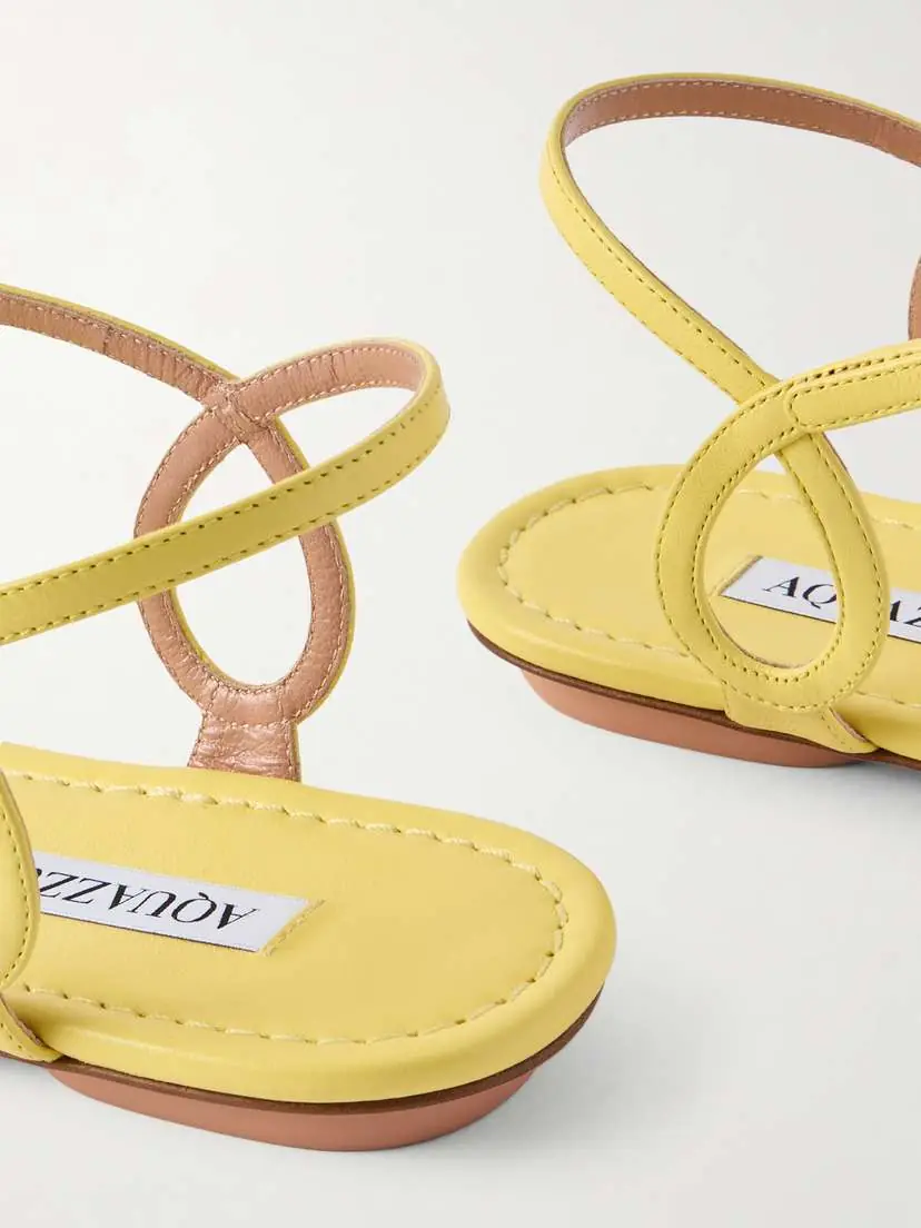 Aquazzura Almost Bare Leather Sandals | Thumbnail 5 Aquazzura Almost Bare Leather Sandals | Thumbnail 5