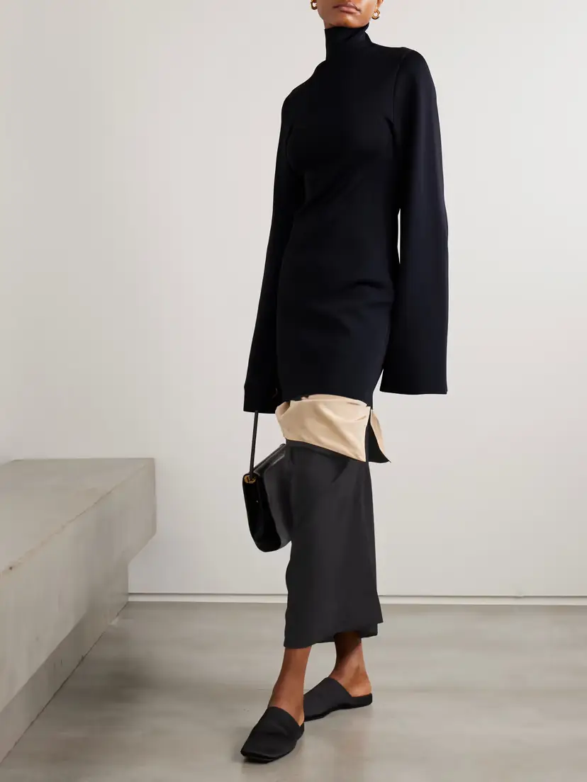 Calvin Klein Collection Tyler Wool Midi Skirt | Thumbnail 2 Calvin Klein Collection Tyler Wool Midi Skirt | Thumbnail 2