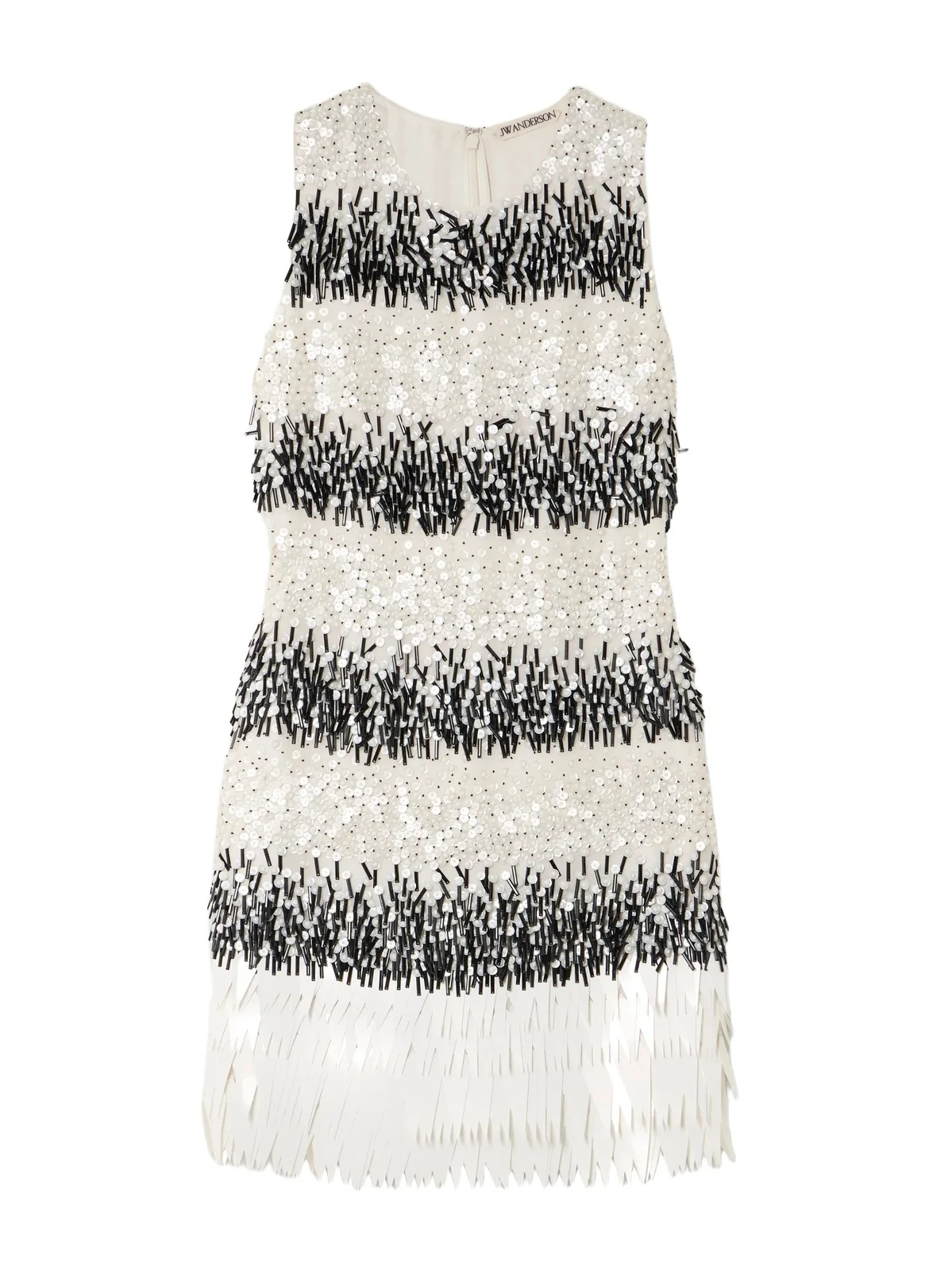 Embellished Chiffon Mini Dress