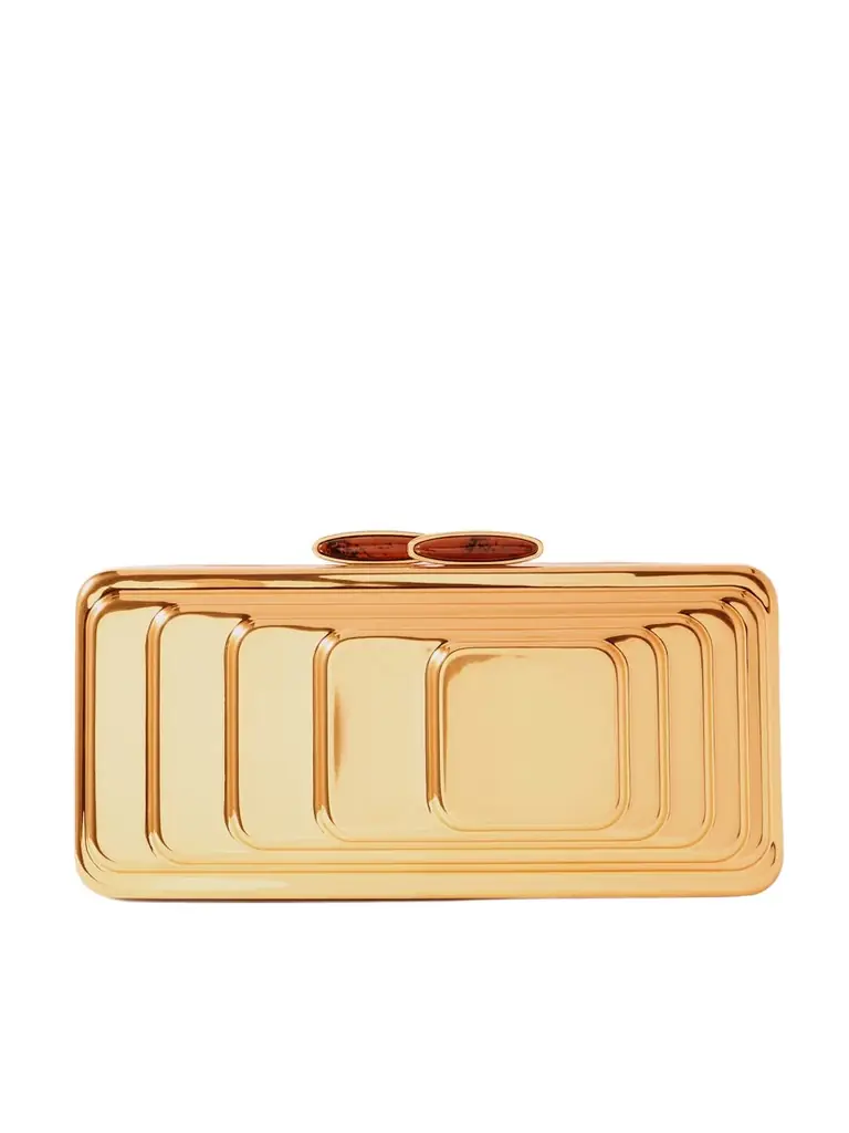 Zimmermann Alight Embellished Gold-tone Clutch | Image 1 Zimmermann Alight Embellished Gold-tone Clutch | Image 1
