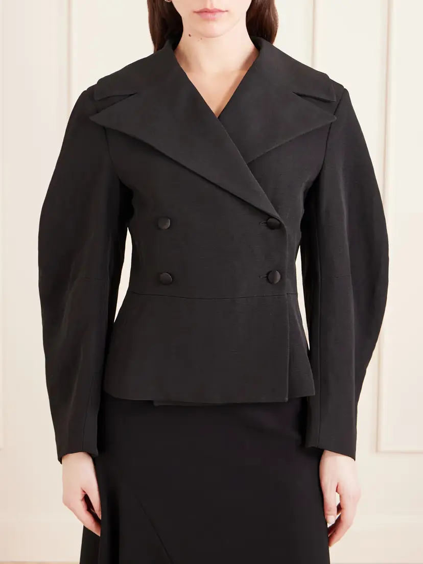 LIBEROWE Jiani Double-breasted Woven Blazer | Thumbnail 3