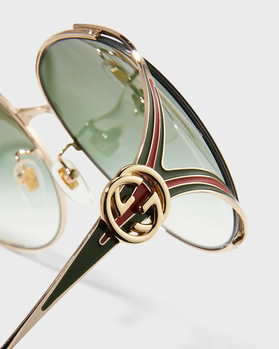 Gucci Oversized Oval GG Sunglasses | Thumbnail 2 Gucci Oversized Oval GG Sunglasses | Thumbnail 2