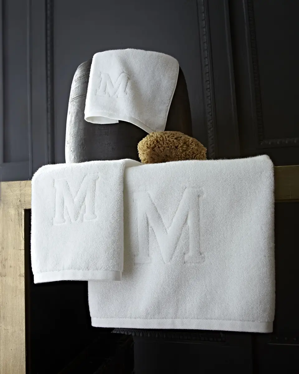 Matouk Auberge Monogrammed Fingertip Towel | Thumbnail 5 Matouk Auberge Monogrammed Fingertip Towel | Thumbnail 5
