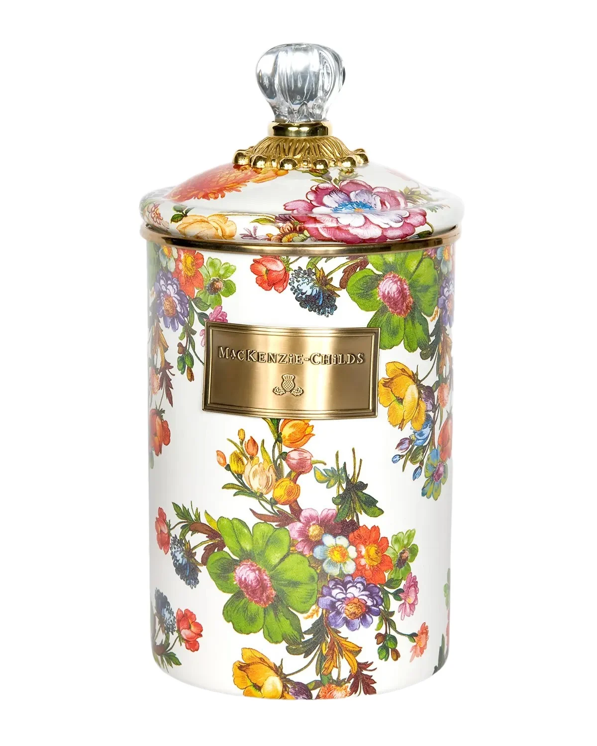 MacKenzie-Childs Flower Market Canister, Large
