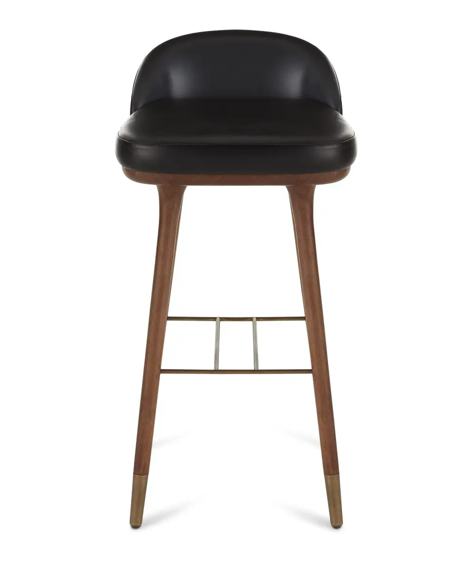 Arteriors Walsh Leather Bar Stool | Thumbnail 2