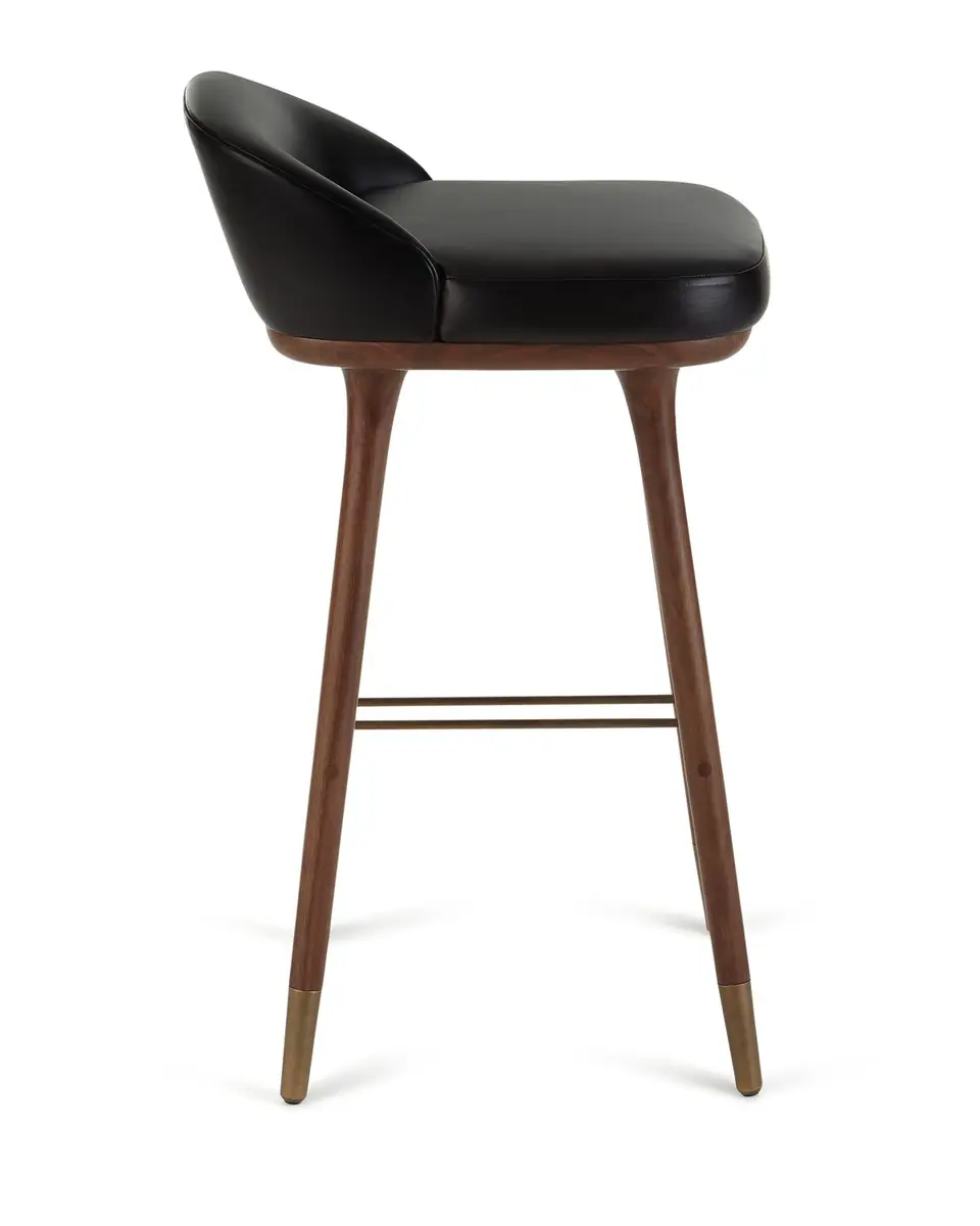 Arteriors Walsh Leather Bar Stool | Thumbnail 3