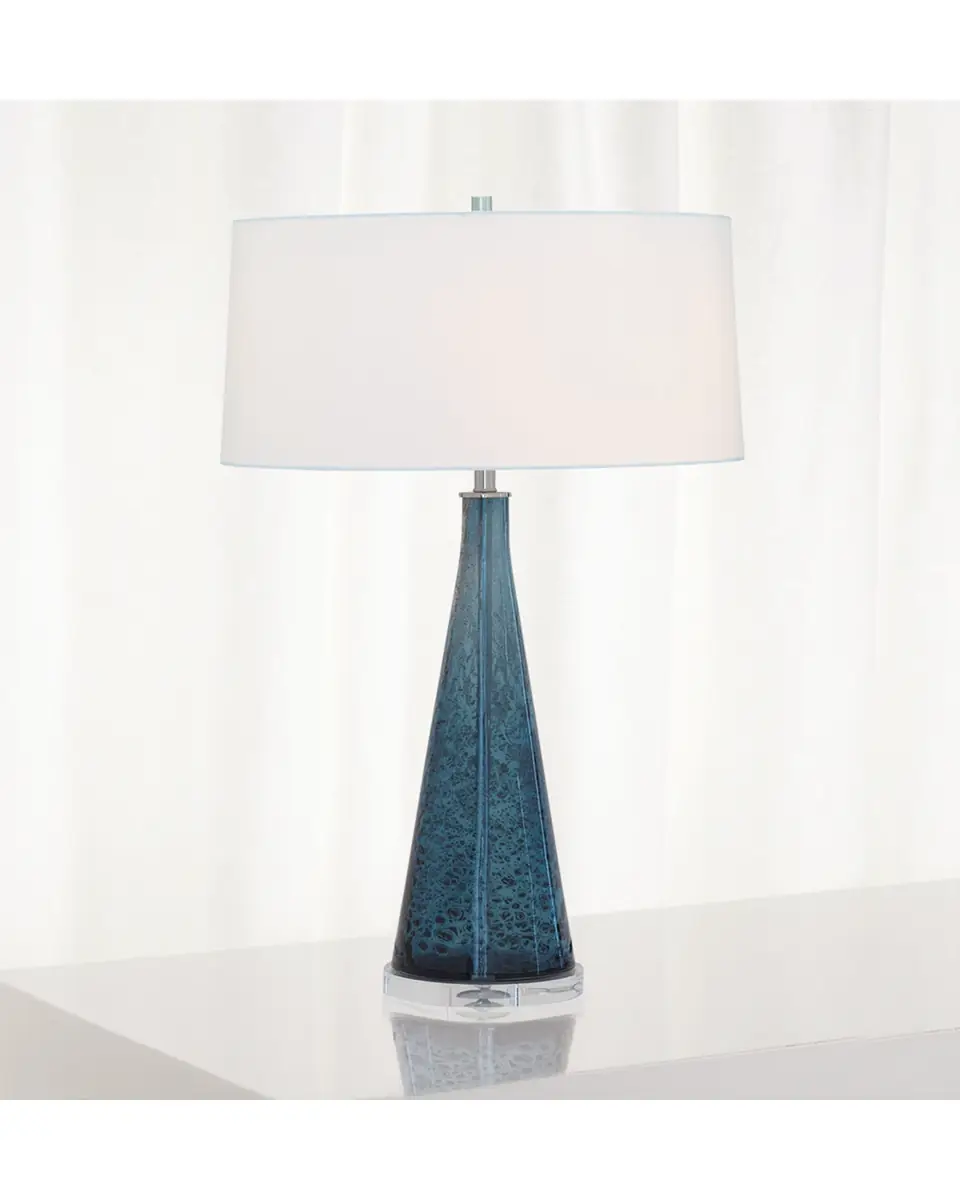 Port 68 London Smoke Blue Glass Lamp | Thumbnail 2 Port 68 London Smoke Blue Glass Lamp | Thumbnail 2