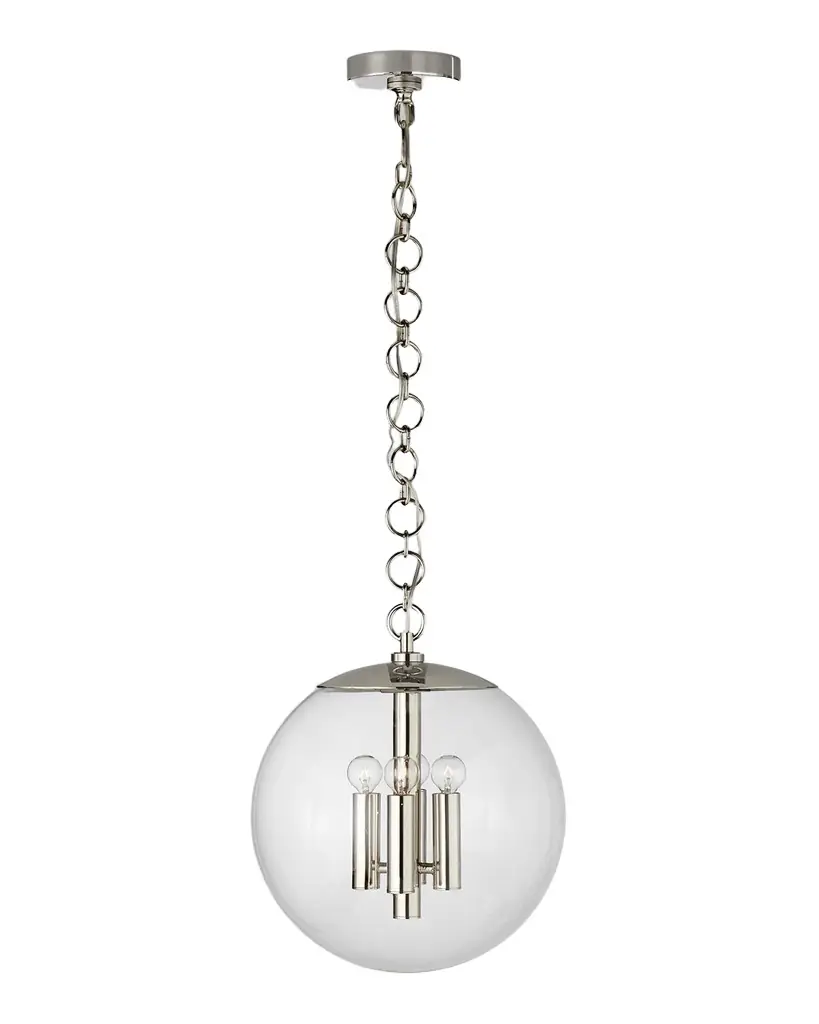 Visual Comfort Signature Turenne Medium Globe Pendant By AERIN