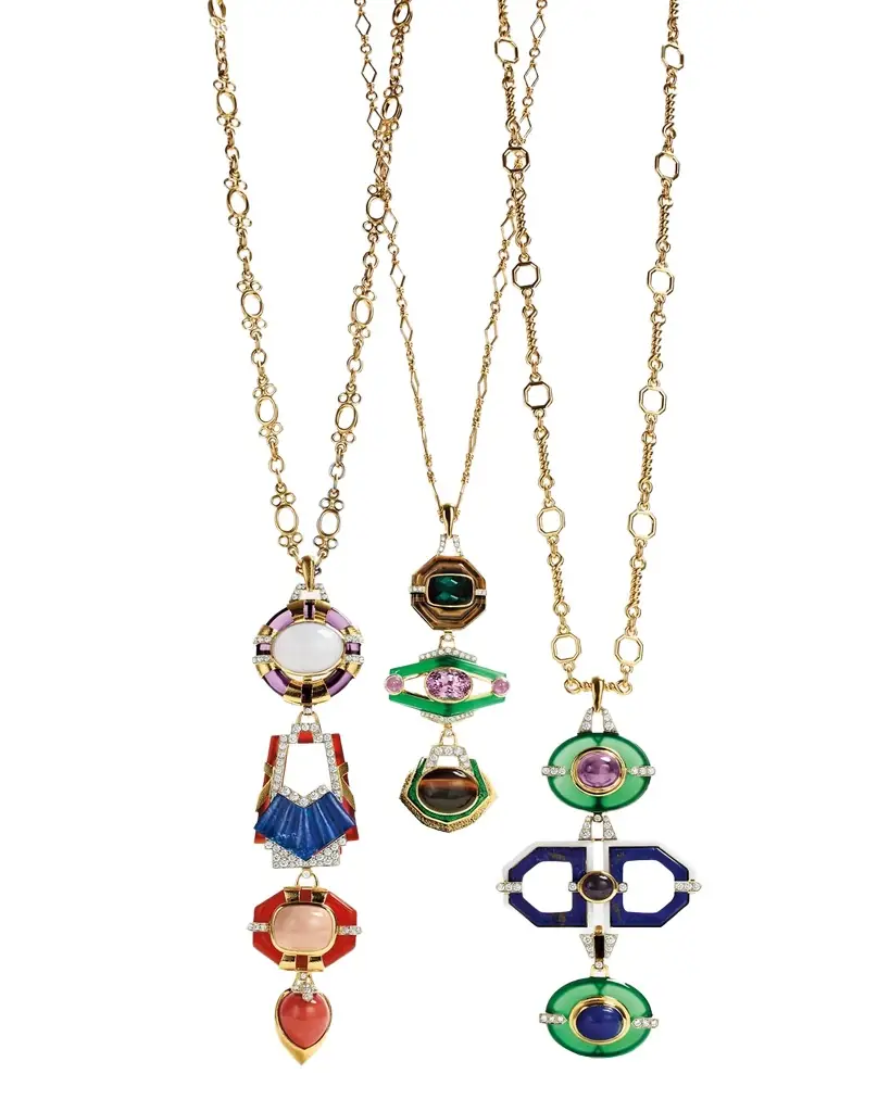 David Webb 18k Gold Oval & Round Chain Necklace | Image 1 David Webb 18k Gold Oval & Round Chain Necklace | Image 1