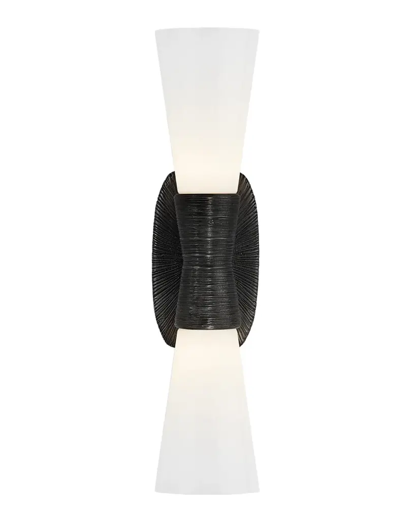 Visual Comfort Signature Utopia Small Double Bath Sconce By Kelly Wearstler