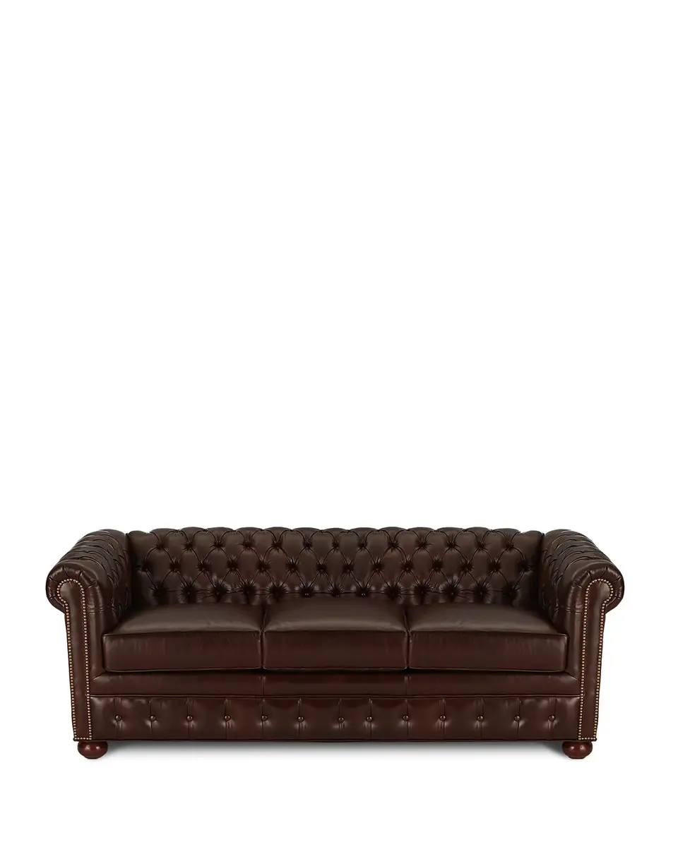 Old Hickory Tannery Chesterfield Leather Sleeper Sofa, 84" | Thumbnail 2 Old Hickory Tannery Chesterfield Leather Sleeper Sofa, 84" | Thumbnail 2