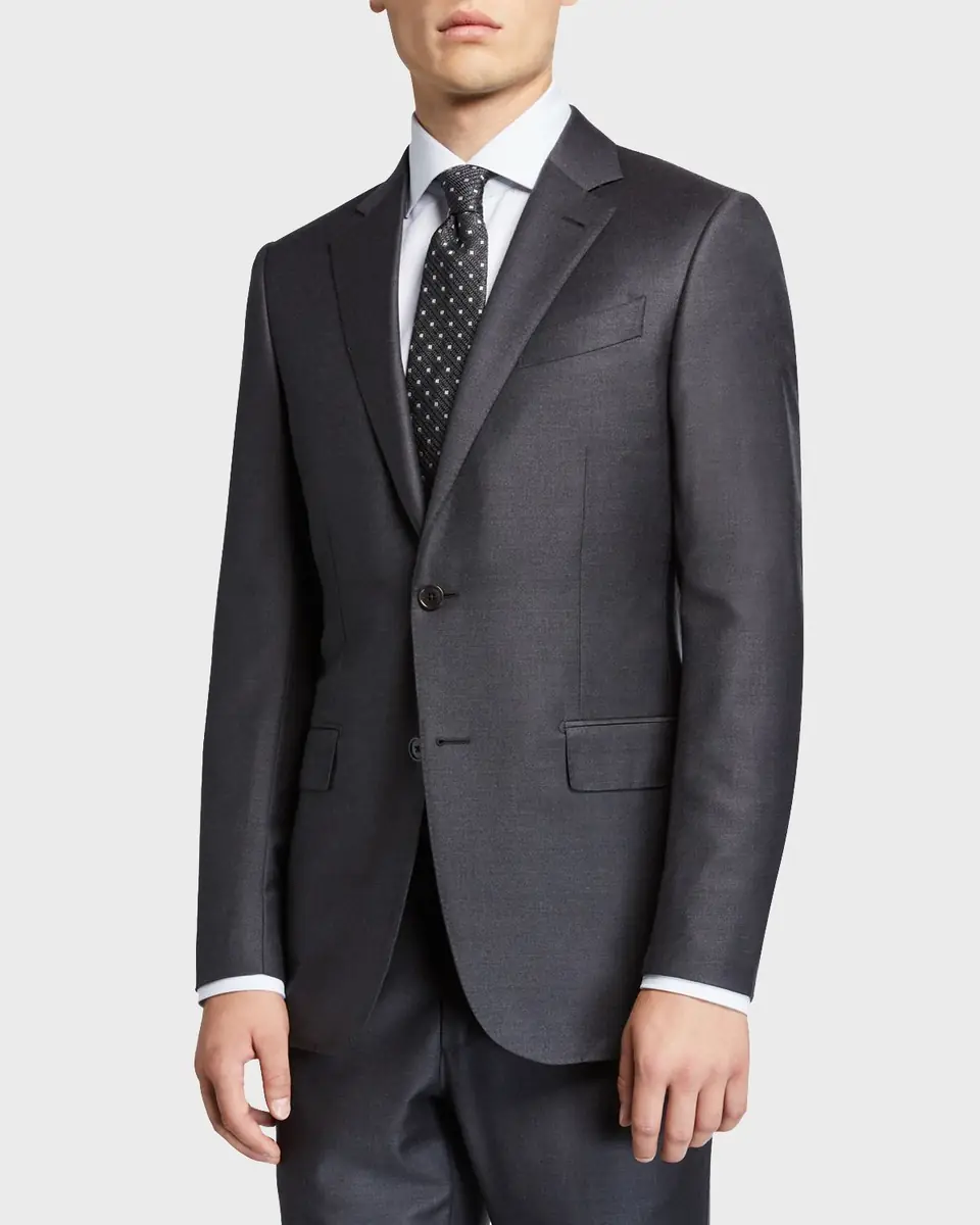 ZEGNA Men's Trofeo Milano Two-Piece Wool Suit | Thumbnail 4 ZEGNA Men's Trofeo Milano Two-Piece Wool Suit | Thumbnail 4