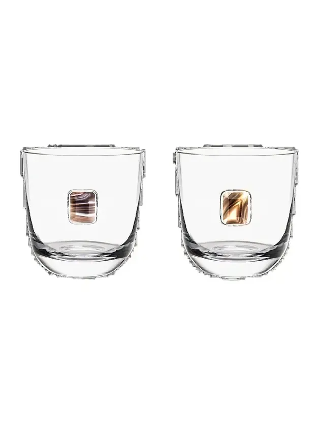 Anna New York Elevo Double Old-Fashioned Glasses, Set of 2