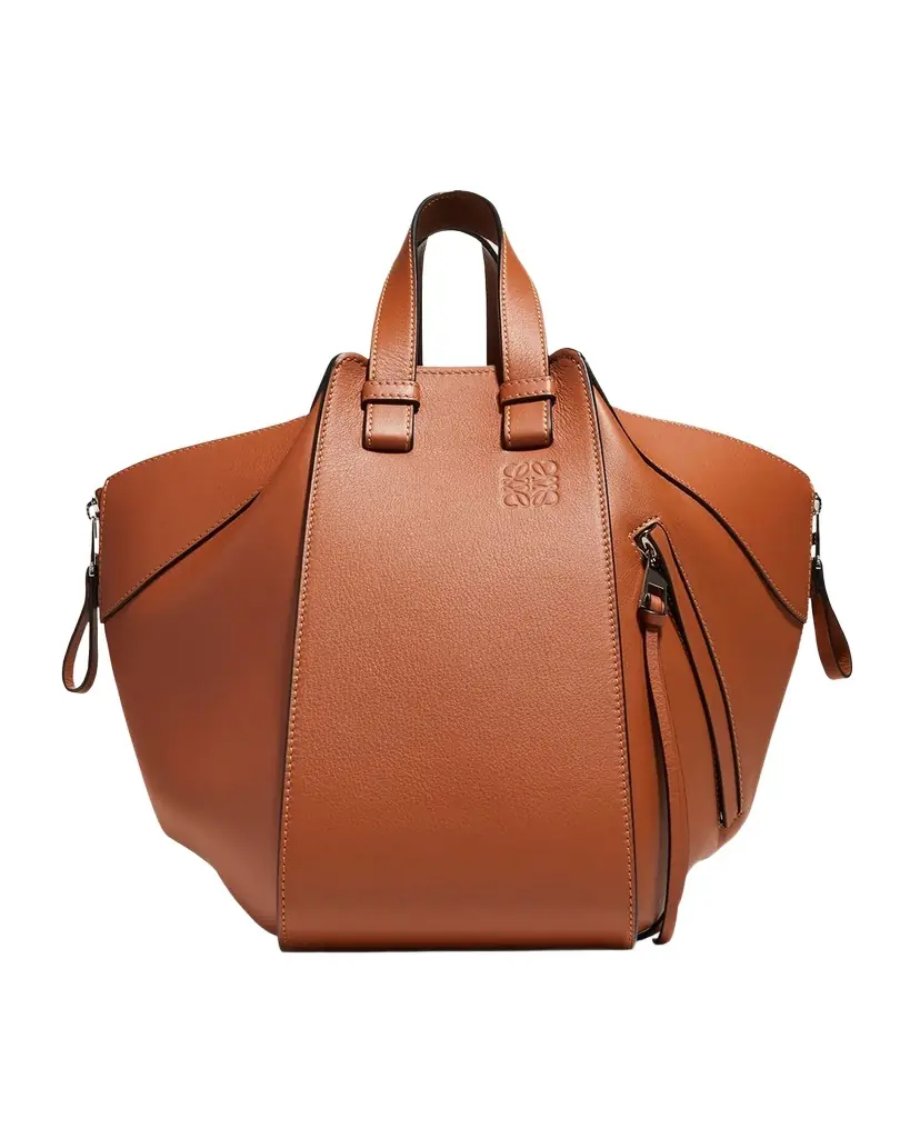 Loewe Hammock Small Top-Handle Bag in Leather | Image 1 Loewe Hammock Small Top-Handle Bag in Leather | Image 1