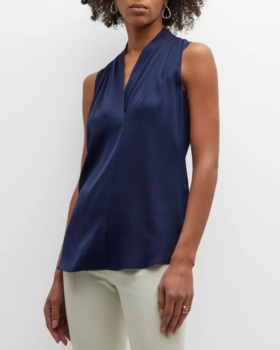 Kobi Halperin Mila Silk-Stretch Sleeveless Top | Thumbnail 3