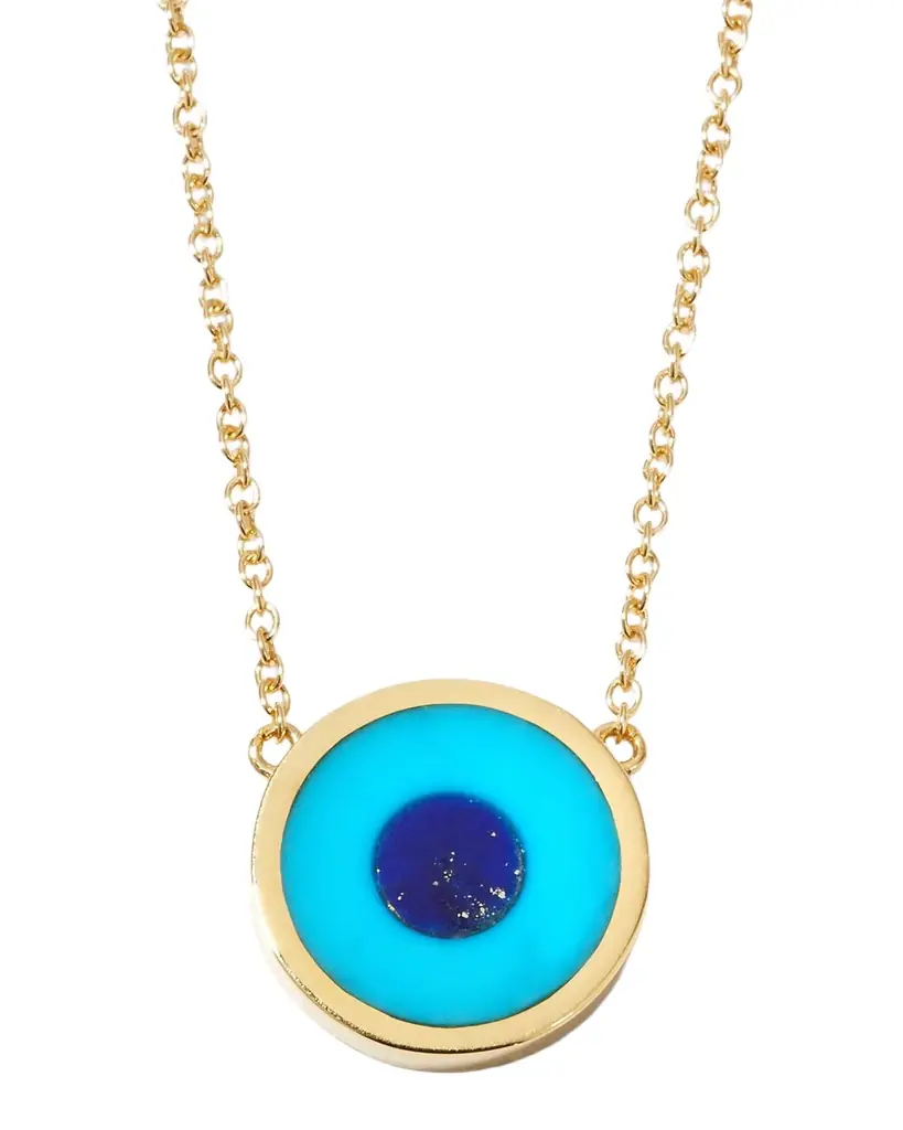Jennifer Meyer 18k Mini Evil Eye Necklace | Image 1 Jennifer Meyer 18k Mini Evil Eye Necklace | Image 1