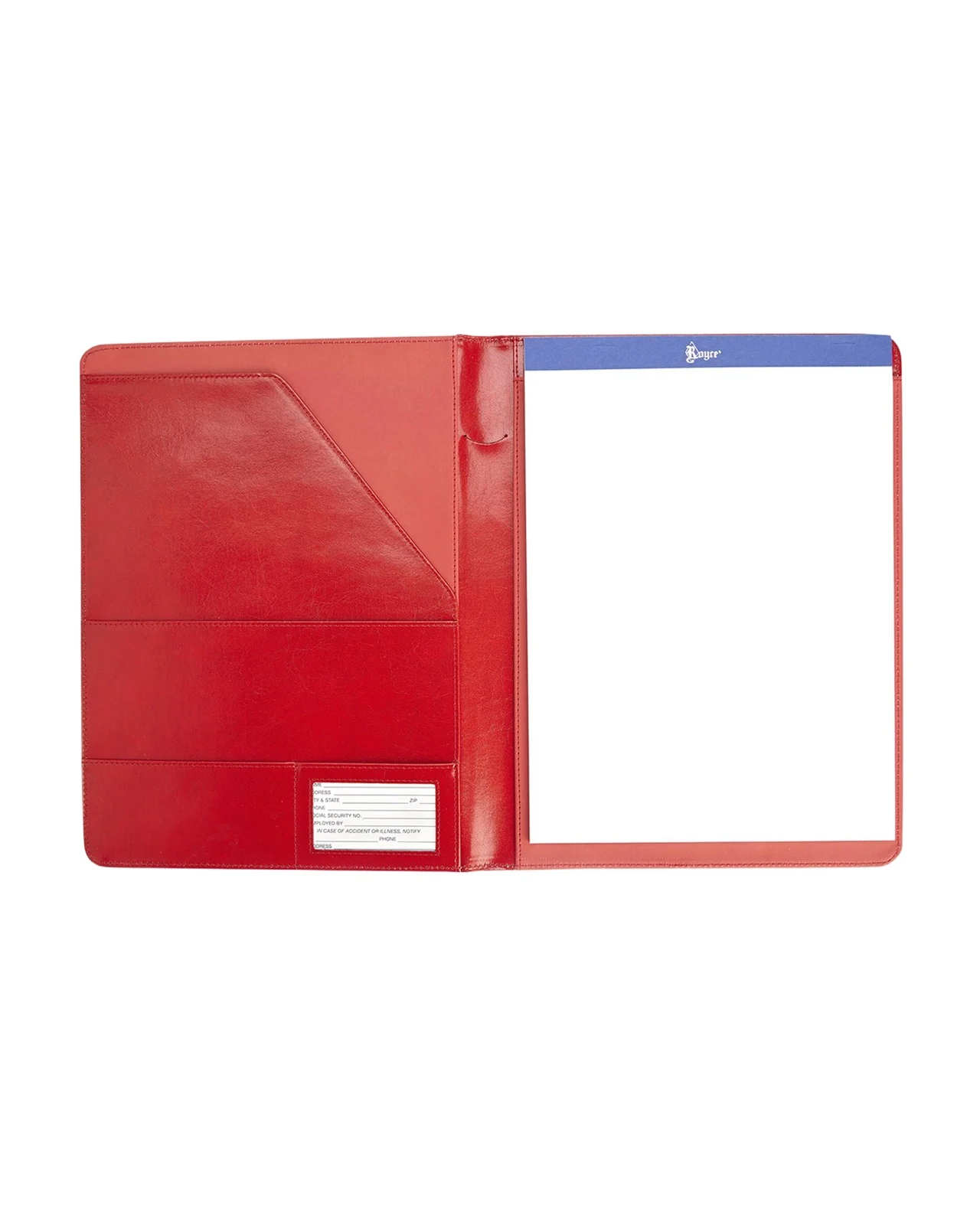 Royce New York Executive Leather Writing Portfolio, Personalized