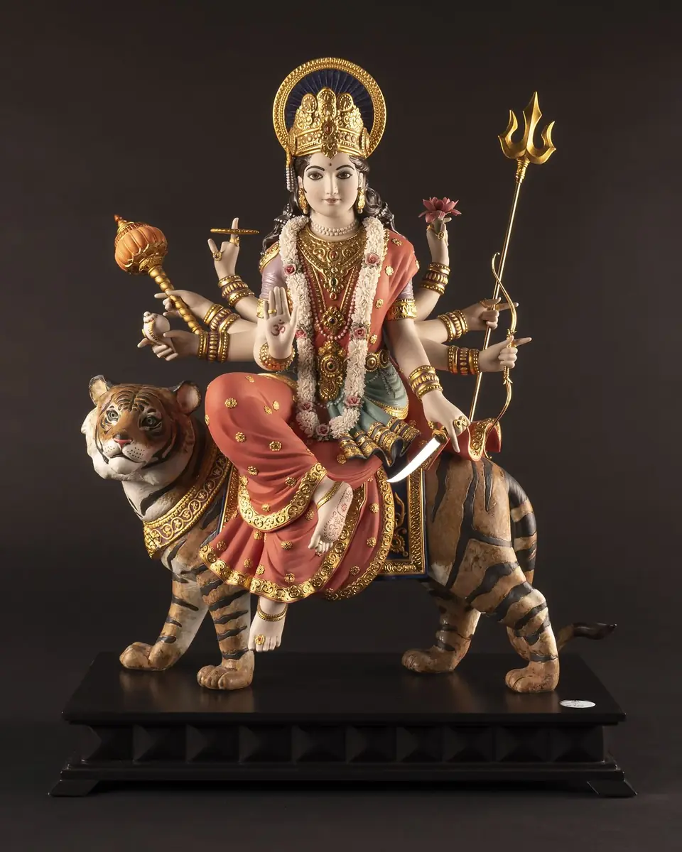 Lladro Goddess Durga Figurine | Thumbnail 3