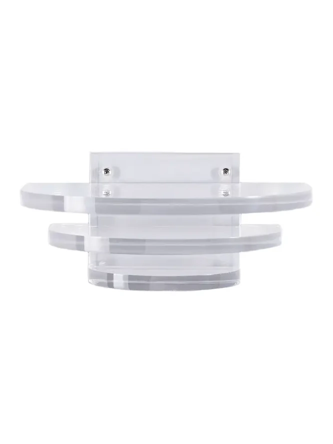 Port 68 Rounded Clear Lucite Shelf