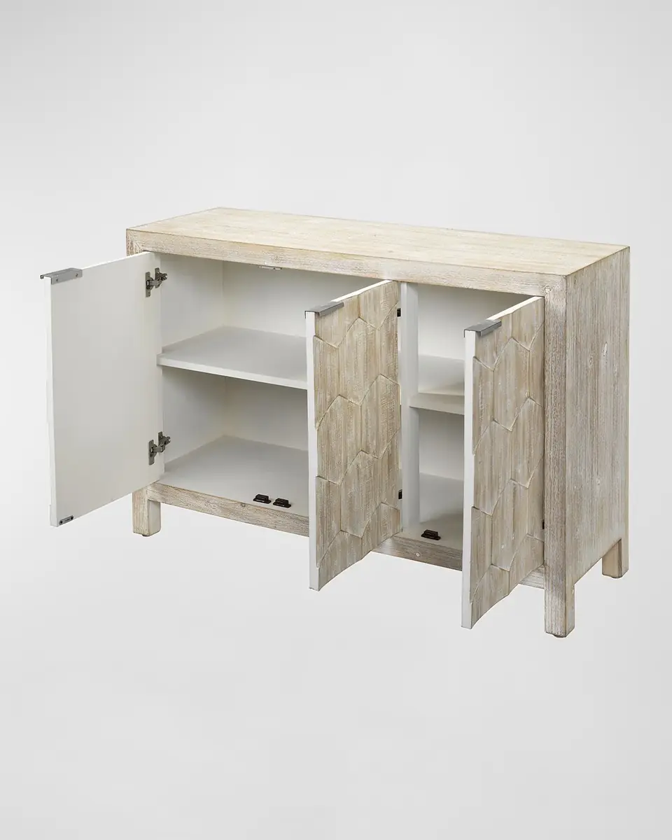 Jamie Young Juniper Three-Door Cabinet | Thumbnail 3 Jamie Young Juniper Three-Door Cabinet | Thumbnail 3